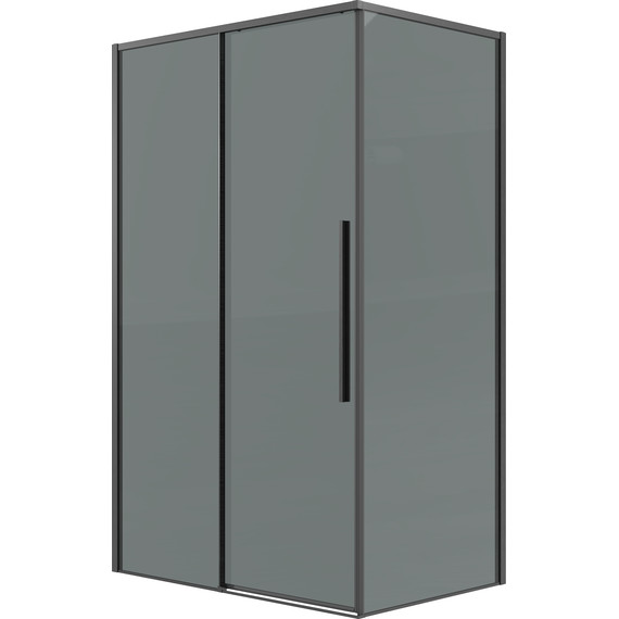 Душевое ограждение Grossman Galaxy 130x70 см 120.K33.01.1370.42.10, графит сатин/тонированное фото 2