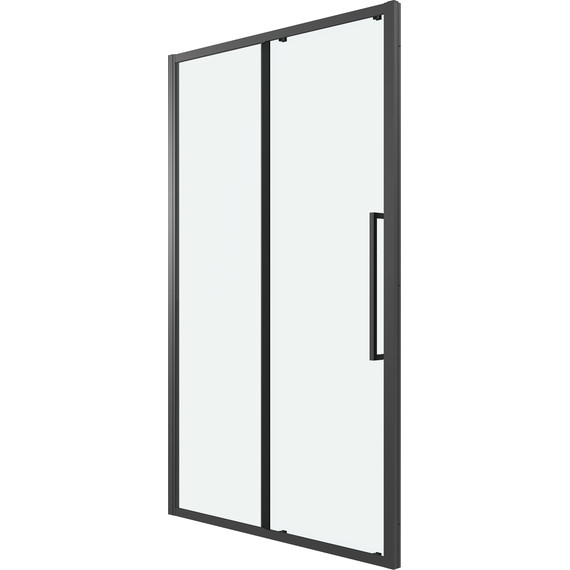 Душевая дверь Grossman Cosmo 100 см 100.K33.02.100.21.00, чёрный матовый/прозрачное фото 2