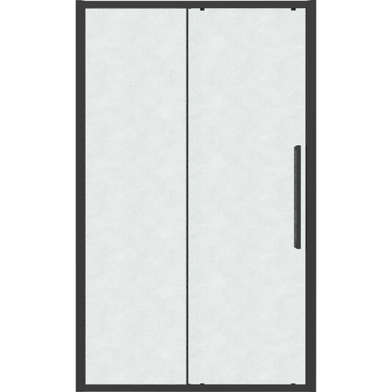 Душевая дверь Grossman Cosmo 100 см 100.K33.02.100.21.02, чёрный матовый/шиншилла - 3 Душевая дверь Grossman Cosmo 100 см 100.K33.02.100.21.02, чёрный матовый/шиншилла фото 3