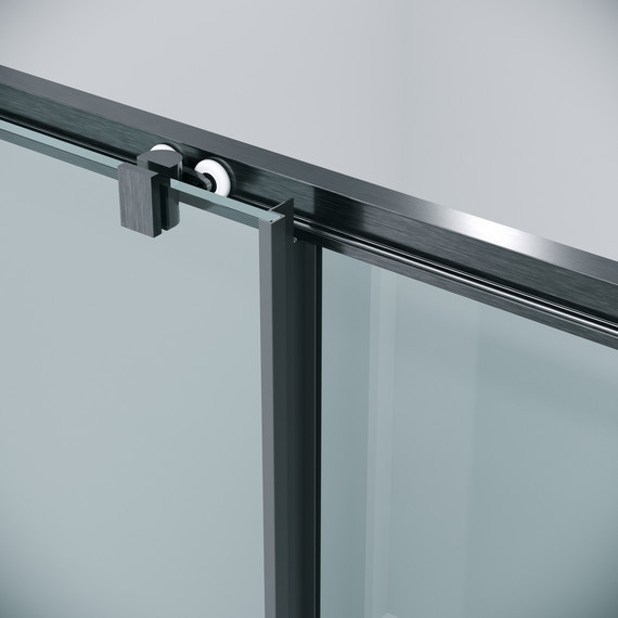 Душевое ограждение Grossman Cosmo 100x90 см 120.K33.02.1090.42.00, графит сатин/прозрачное фото 7