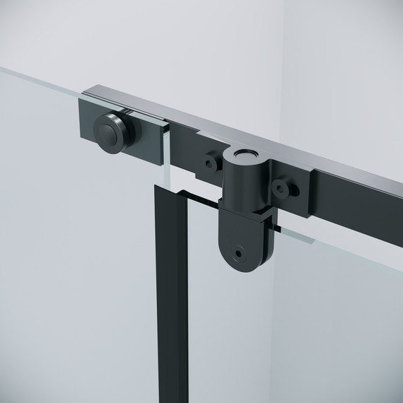 Душевое ограждение Grossman Pragma 110x80 см 120.K33.03.1180.21.00, чёрный матовый/прозрачное фото 9