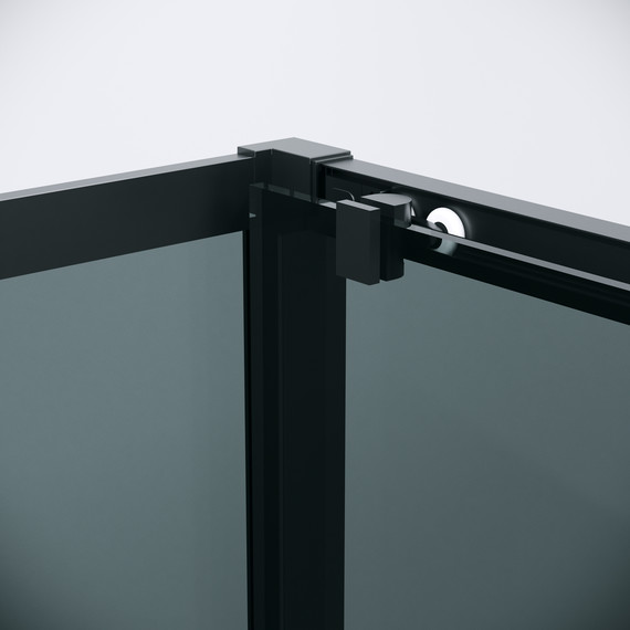 Душевое ограждение Grossman Cosmo 100x80 см 120.K33.02.1080.21.10, чёрный матовый/тонированное фото 6