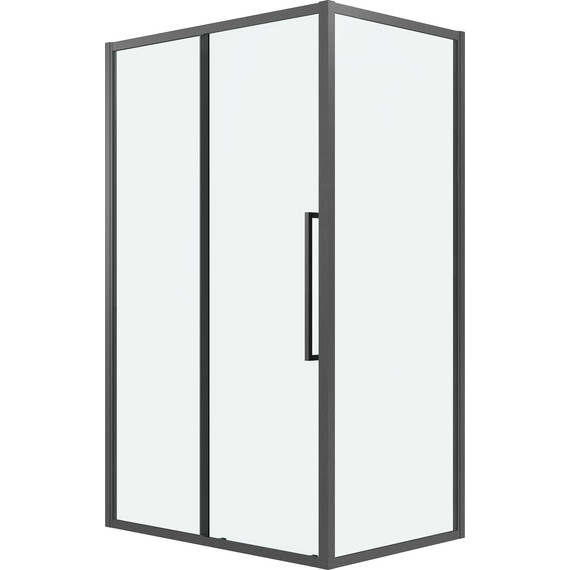 Душевое ограждение Grossman Cosmo 100x70 см 120.K33.02.1070.42.00, графит сатин/прозрачное фото 2