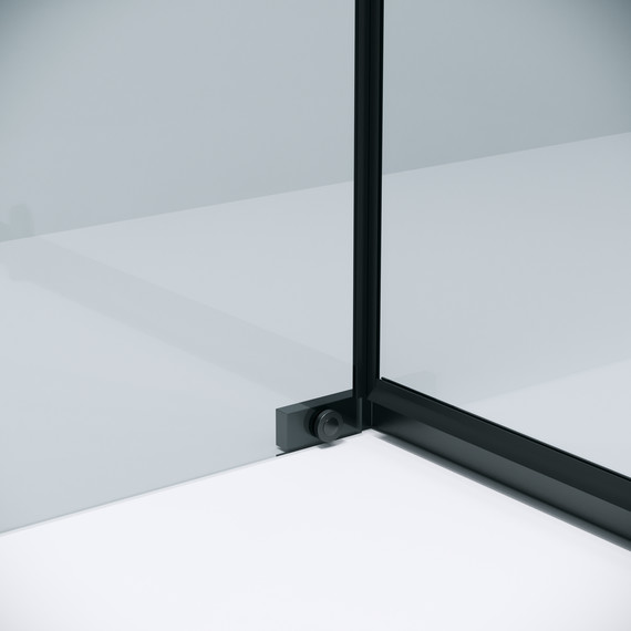 Душевое ограждение Grossman Pragma 110x80 см 120.K33.03.1180.21.00, чёрный матовый/прозрачное фото 6