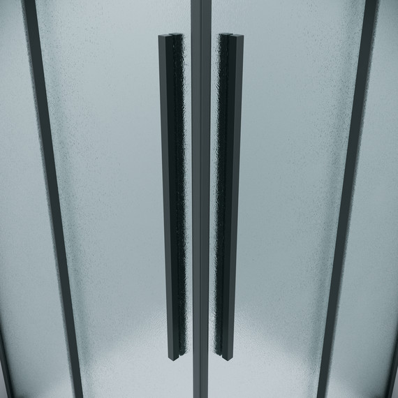 Душевое ограждение Grossman Galaxy 80x80 см 300.K33.01.8080.21.02, чёрный матовый/шиншилла фото 8