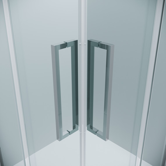 Душевое ограждение Grossman Cosmo 80x80 см 300.K33.02.8080.10.00, хром/прозрачное фото 7