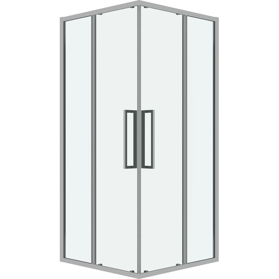Душевое ограждение Grossman Cosmo 80x80 см 300.K33.02.8080.10.00, хром/прозрачное фото 3
