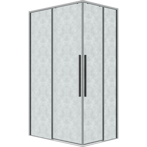 Душевое ограждение Grossman Galaxy 90x80 см 300.K33.01.9080.10.02, хром/шиншилла фото 3
