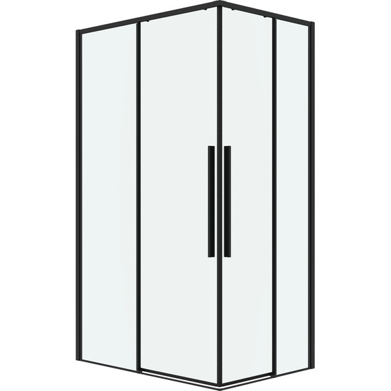 Душевое ограждение Grossman Galaxy 110x100 см 300.K33.01.1110.42.00, графит сатин/прозрачное фото 3