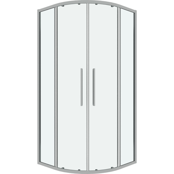 Душевое ограждение Grossman Cosmo 100x100 см 301.K33.02.1010.10.00, хром/прозрачное фото 3