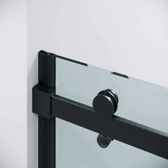 Душевая дверь Grossman Classic 130 см 100.K33.04.130.21.00, чёрный матовый/прозрачное фото 10