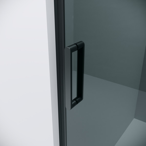 Душевое ограждение Grossman Classic 100x80 см 120.K33.04.1080.21.10, чёрный матовый/тонированное фото 8