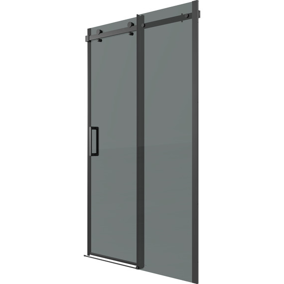 Душевая дверь Grossman Classic 110 см 100.K33.04.110.21.10, чёрный матовый/тонированное фото 2