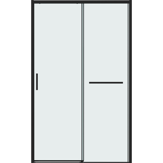 Душевая дверь Grossman Style 100 см 100.K33.05.100.21.00, чёрный матовый/прозрачное фото 3