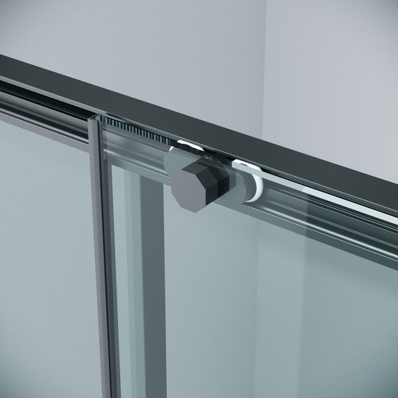 Душевое ограждение Grossman Style 100x70 см 120.K33.05.1070.21.00, чёрный матовый/прозрачное фото 9