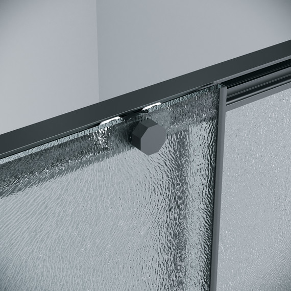 Душевая дверь Grossman Style 120 см 100.K33.05.120.21.02, чёрный матовый/шиншилла - 9 Душевая дверь Grossman Style 120 см 100.K33.05.120.21.02, чёрный матовый/шиншилла фото 9