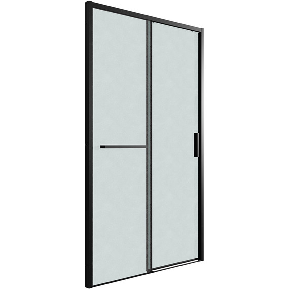 Душевая дверь Grossman Style 120 см 100.K33.05.120.21.02, чёрный матовый/шиншилла - 2 Душевая дверь Grossman Style 120 см 100.K33.05.120.21.02, чёрный матовый/шиншилла фото 2