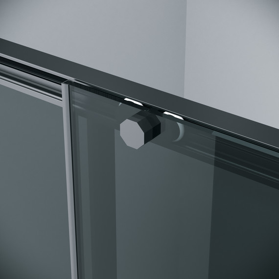 Душевое ограждение Grossman Style 100x70 см 120.K33.05.1070.21.10, чёрный матовый/тонированное фото 9