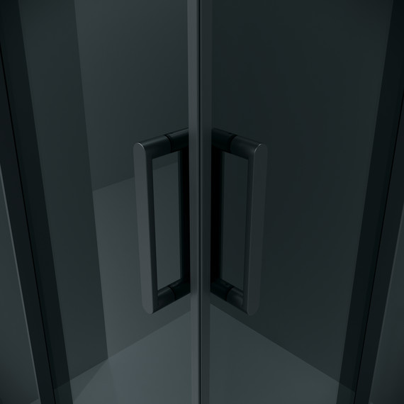 Душевое ограждение Grossman Classic 90x90 см 300.K33.04.9090.21.10, чёрный матовый/тонированное фото 7