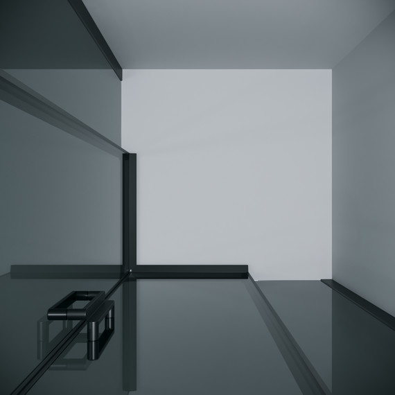 Душевое ограждение Grossman Classic 90x90 см 300.K33.04.9090.21.10, чёрный матовый/тонированное фото 9