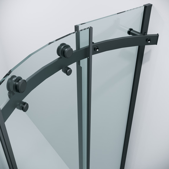 Душевое ограждение Grossman Classic 100x100 см 301.K33.04.1010.21.00, чёрный матовый/прозрачное фото 7