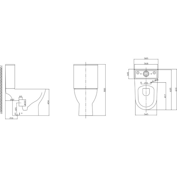 Унитаз-компакт безободковый Taliente Arte AR35045 Nero с крышкой микролифт, чёрный, Цвет производителя: чёрный фото 7