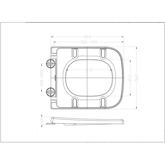 Унитаз-компакт безободковый Taliente Elegante EL35055 с крышкой микролифт фото 7