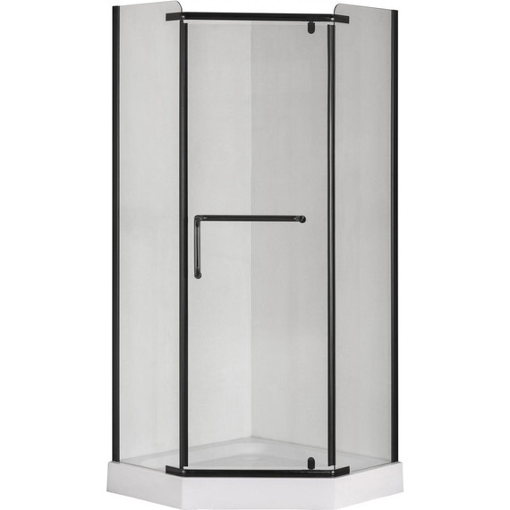 Душевое ограждение Taliente 80x80 см TA-08083-1CB, чёрный/прозрачное фото 2