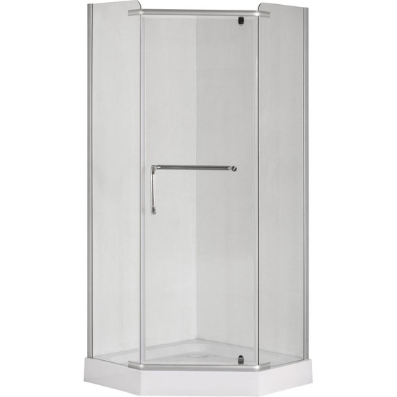 Душевое ограждение Taliente 80x80 см TA-08083-1CP, хром/прозрачное фото 2