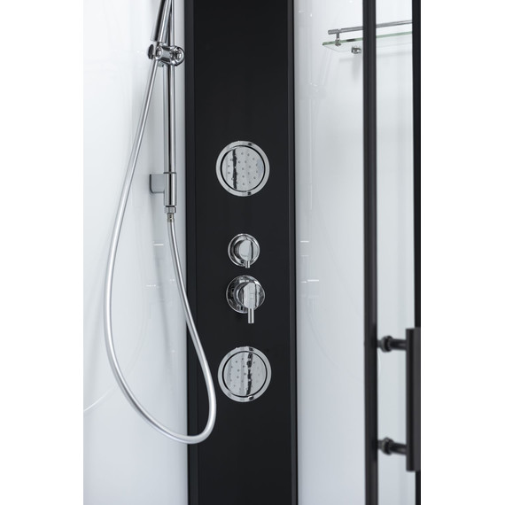 Душевая кабина Taliente 90x90 см TA-99CB, чёрный/прозрачное - 6 Душевая кабина Taliente 90x90 см TA-99CB, чёрный/прозрачное фото 6