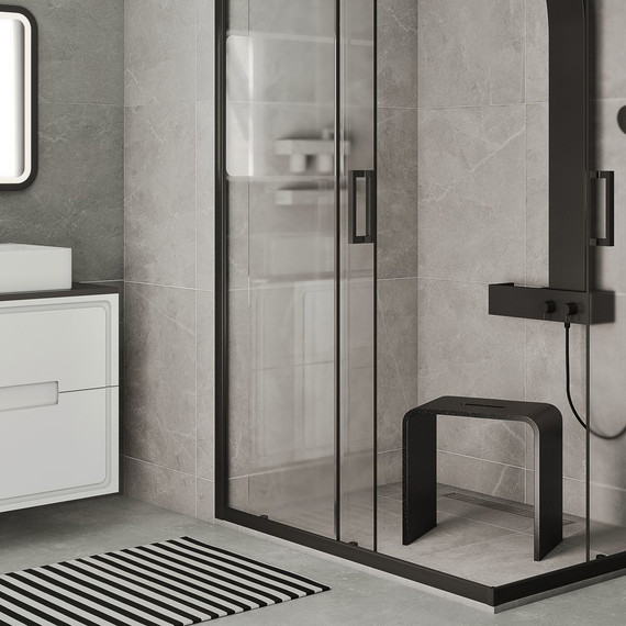 Стул для душевых кабин Taliente Sgabello TA-STOOL41-nero, чёрный, Цвет производителя: чёрный - 2 Стул для душевых кабин Taliente Sgabello TA-STOOL41-nero, чёрный, Цвет производителя: чёрный фото 2