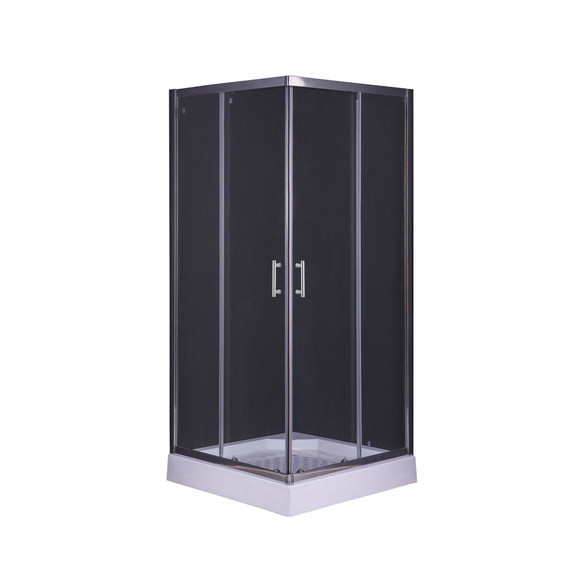 Душевое ограждение Taliente 80x80 см TA-08082-1CP, хром/прозрачное фото 