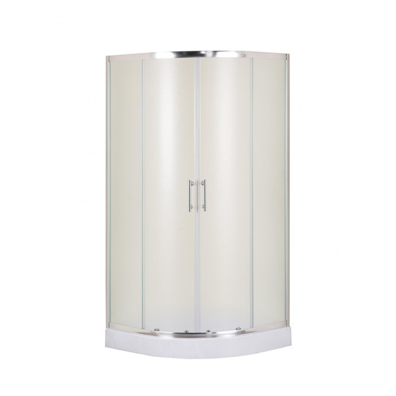 Душевое ограждение Taliente 90x90 см TA-09091-1MP, хром/рифленое фото 
