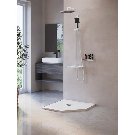 Каменный поддон RGW ST/T-0100W 100х100 см 16155100-01 - 2 Каменный поддон RGW ST/T-0100W 100х100 см 16155100-01 фото 2