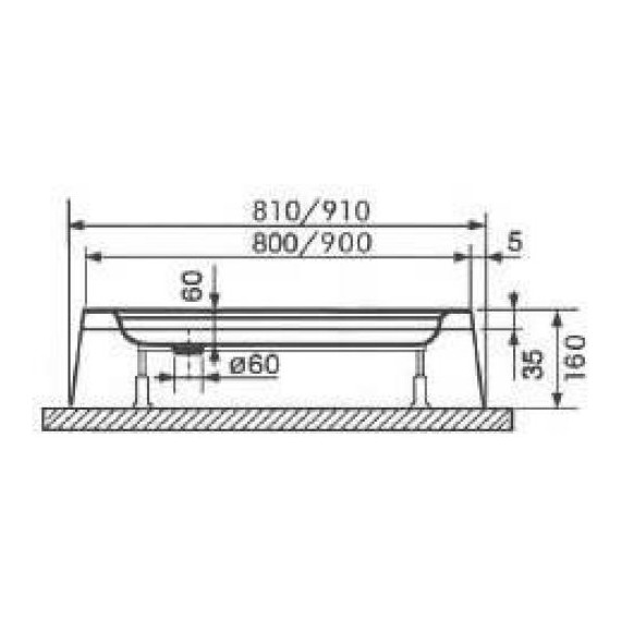 Поддон акриловый RGW Acrylic LUX/TN-P 80х80 см 16180488-41 - 4 Поддон акриловый RGW Acrylic LUX/TN-P 80х80 см 16180488-41 фото 4