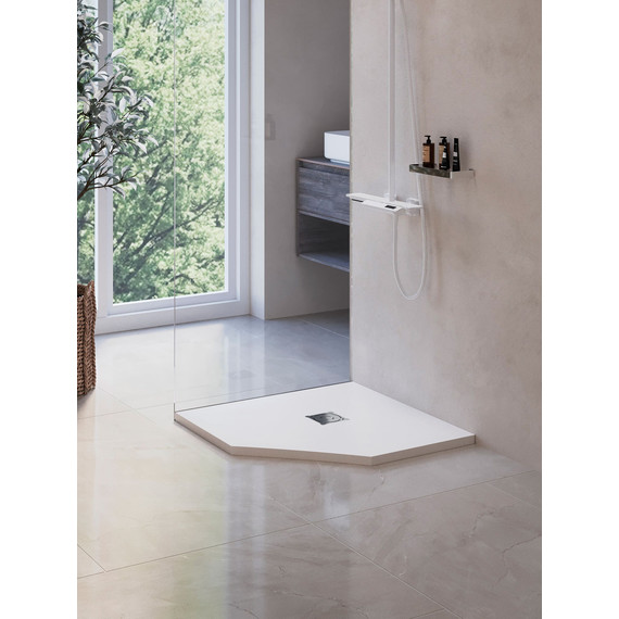 Каменный поддон RGW ST/T-0099W 90х90 см 16155099-01 фото 3