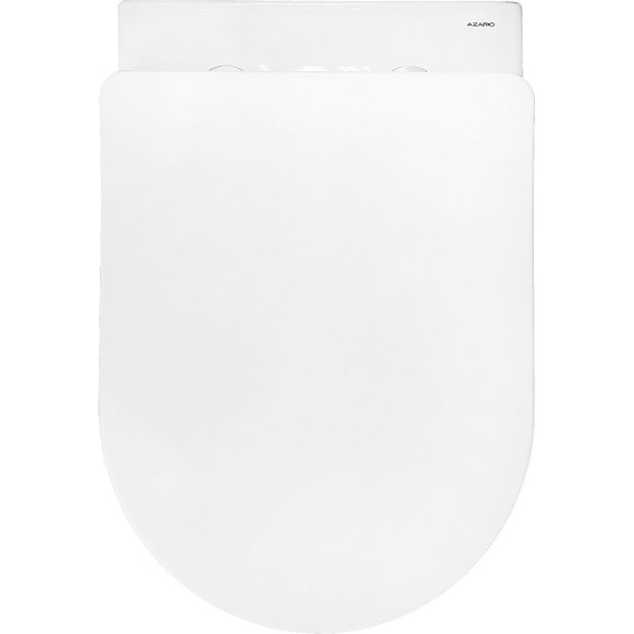 Унитаз подвесной безободковый Azario Ollin AZ-0513R с крышкой микролифт (Система смыва торнадо) фото 7