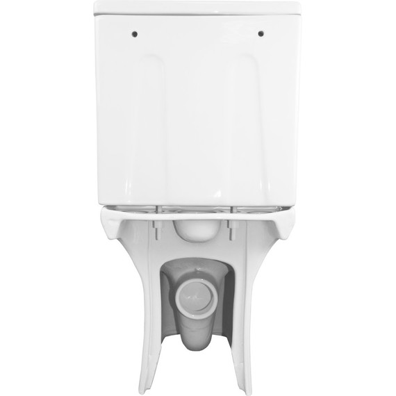 Унитаз-компакт безободковый Azario Formal AZ-1353B с крышкой микролифт фото 8