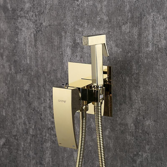 Набор для гигиенического душа Gappo G7207-3, золото - 15 Набор для гигиенического душа Gappo G7207-3, золото фото 15