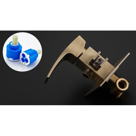 Набор для гигиенического душа Gappo Jacob G7207-4, бронза - 8 Набор для гигиенического душа Gappo Jacob G7207-4, бронза фото 8