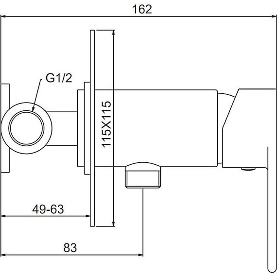 Набор для гигиенического душа Gappo G7299-20, сатин - 10 Набор для гигиенического душа Gappo G7299-20, сатин фото 10