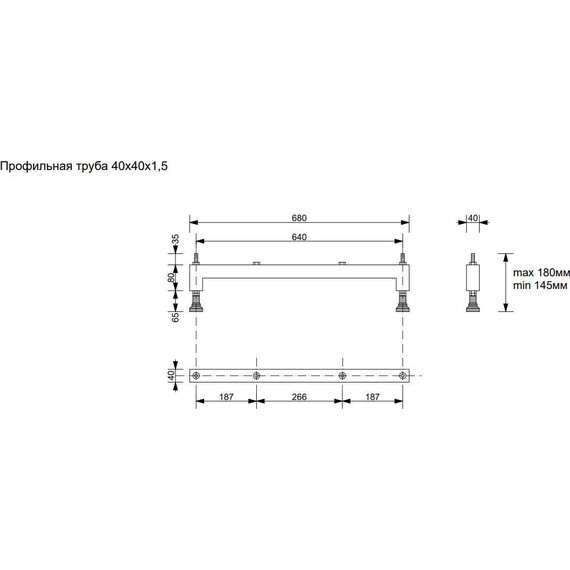 Ножки для ванны Taliente 75-80 см KARK-VE-75/80 фото 6