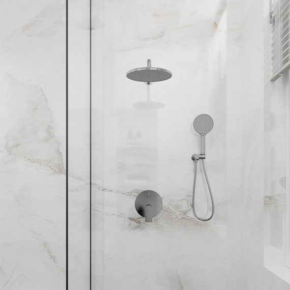 Душевая система для душа Veconi LI-400-C-C4, Цвет производителя: хром фото 3