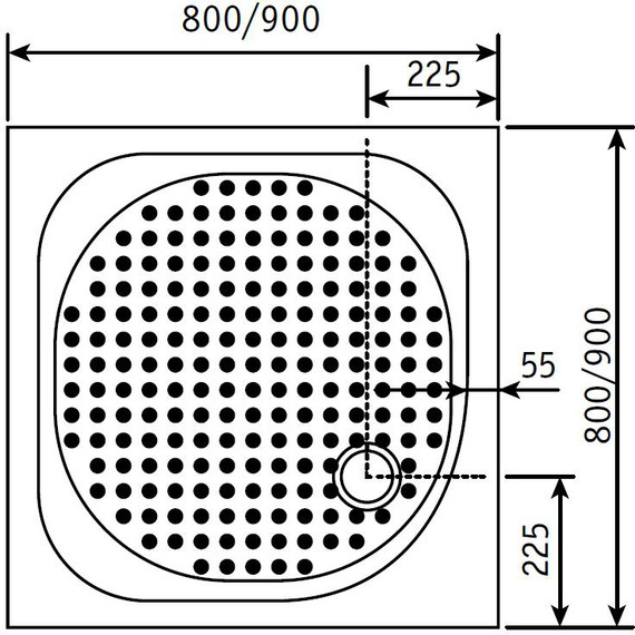 Поддон акриловый RGW Acrylic LUX/TN 80х80 см 16180188-21 - 3 Поддон акриловый RGW Acrylic LUX/TN 80х80 см 16180188-21 фото 3