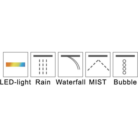 Верхний душ RGW SP-71 21140271-01 (700х380 мм) латунь фото 2