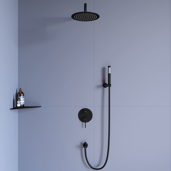Душевая система для ванны RGW SP-52 B 21140852-04, черный - 2 Душевая система для ванны RGW SP-52 B 21140852-04, черный фото 2