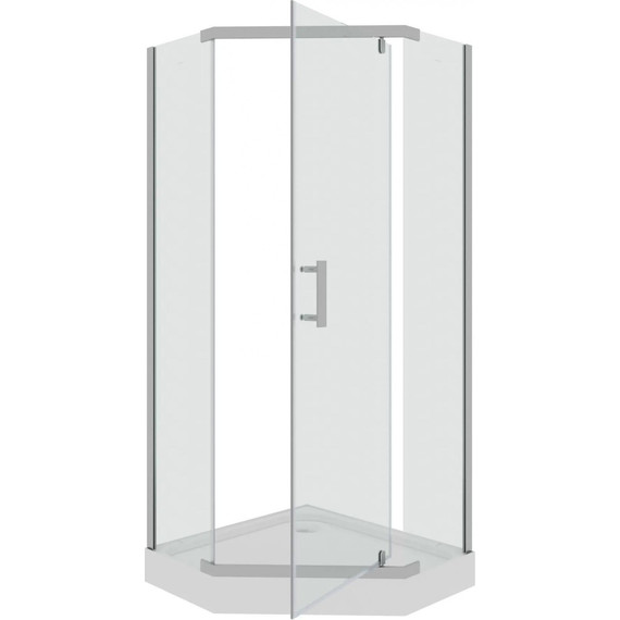 Душевое ограждение Parly 90х90 см ZPE911TE, хром/прозрачное фото 5