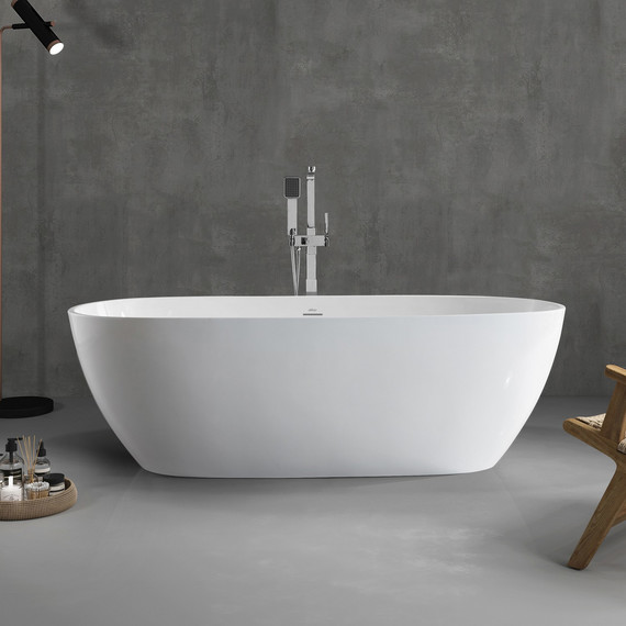 Ванна отдельностоящая Abber 180x80 см AB9263-1.8 фото 