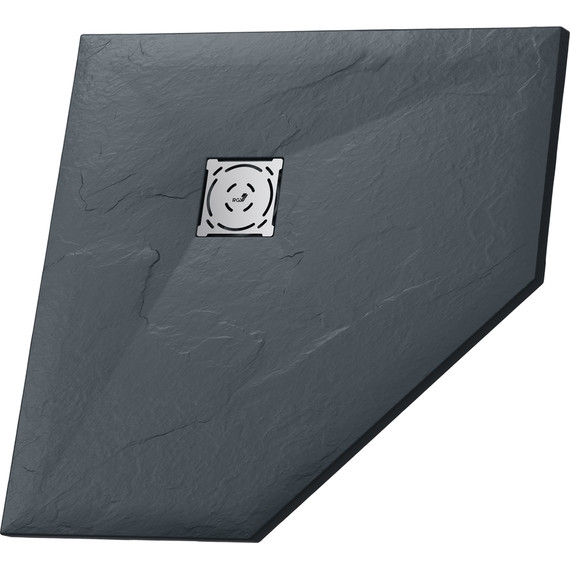 Каменный поддон RGW ST/T-0100G 100х100 см 16155100-02, графит фото 11