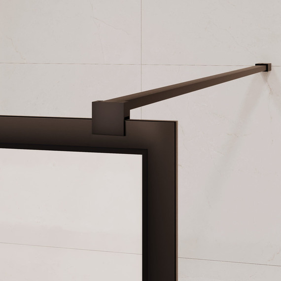 Душевая перегородка RGW WA-11B 120х200 см 32101112-84 с кронштейном в комплекте, черный/прозрачное - 7 Душевая перегородка RGW WA-11B 120х200 см 32101112-84 с кронштейном в комплекте, черный/прозрачное фото 7